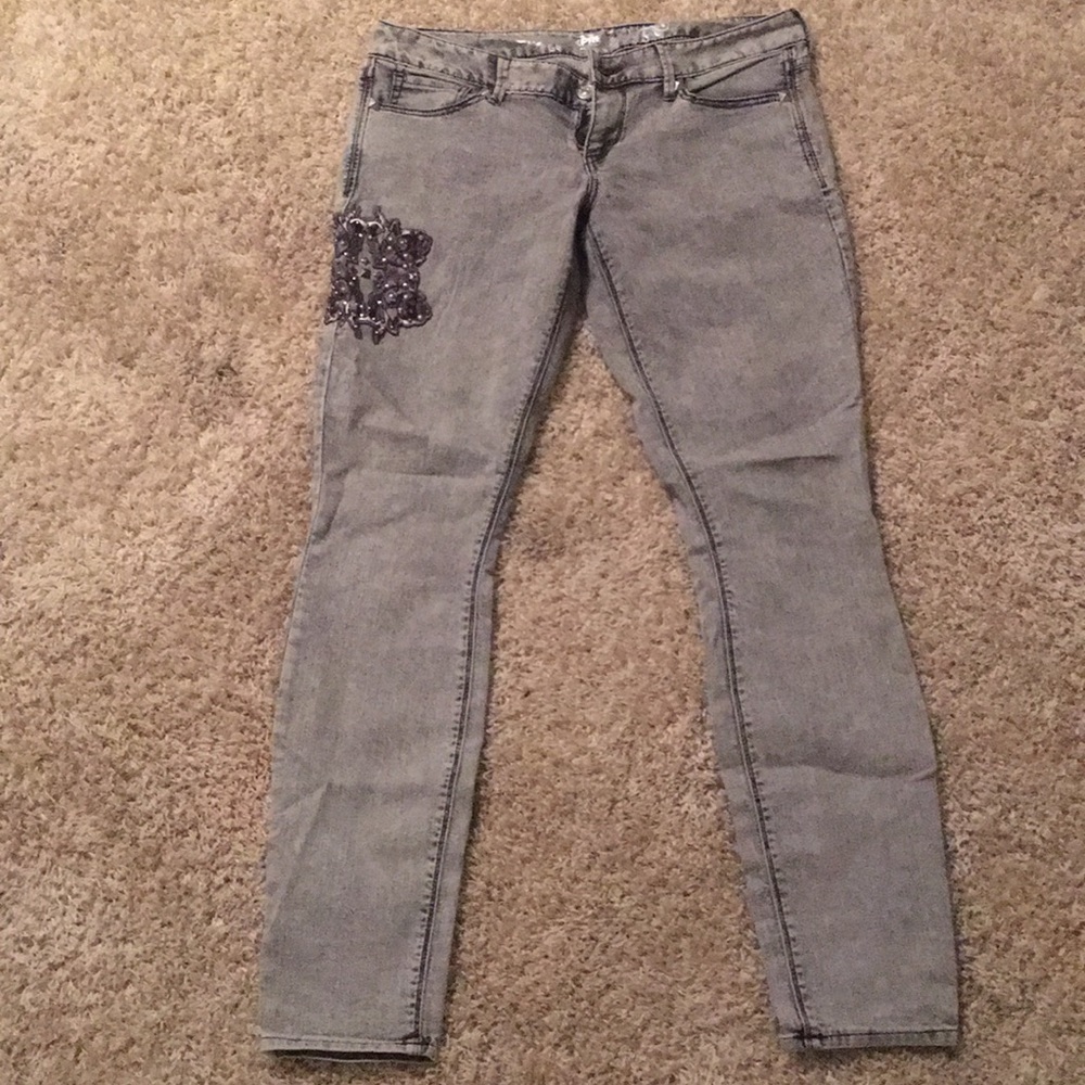 Grey wash jeans